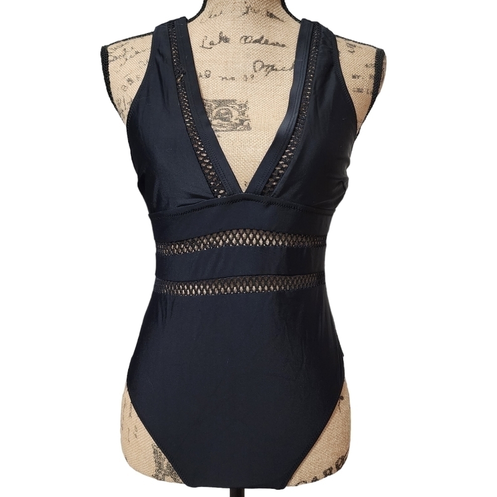 One Piece Swimsuit Black - Small